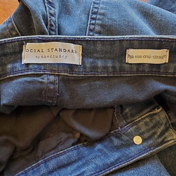 Social standard by Sanctuary high rise crop straight size 31 - Picture 5 of 7